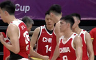 中国男篮从领先17分：到半场被追到仅领先喀麦隆6分 贺希宁11+4+4